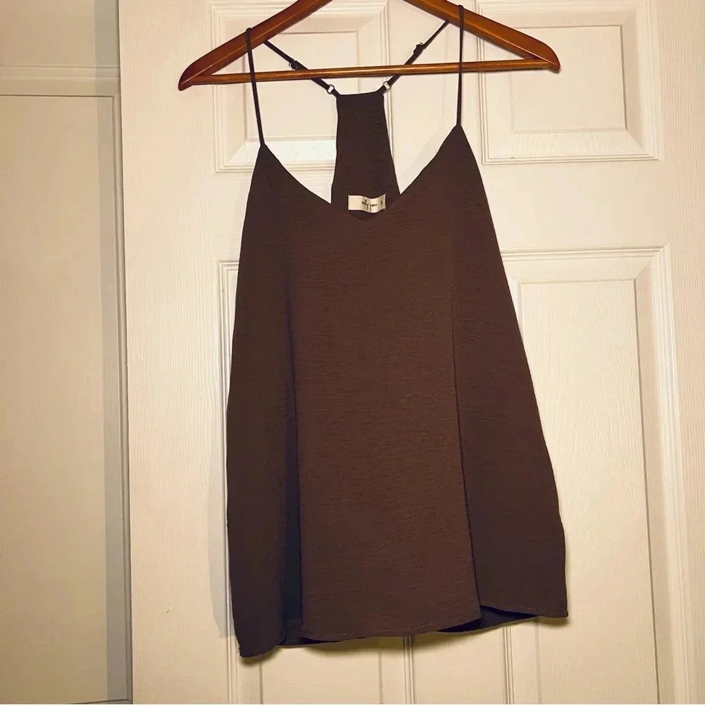 Molly Green Sleeveless Tunic Tank Adjustable Straps